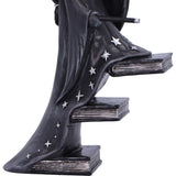 Black shoe with star decorations on a white background