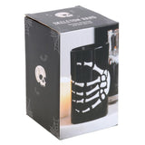 Skeleton Hand Black Ceramic Oil Burner | Gothic Decor | Halloween