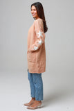 Peach Star Knit Cardigan