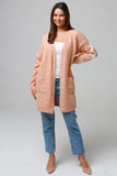 Peach Star Knit Cardigan