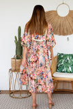 Hannah Midi Dress with Lace