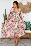 Hannah Midi Dress with Lace