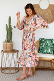 Hannah Midi Dress with Lace