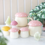 Pink Mushroom Ceramic Oil Burner