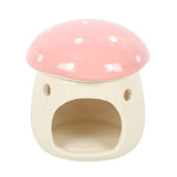 Pink Mushroom Ceramic Oil Burner