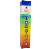 Seven Chakras Incense 35 Sticks Gift Pack - Green Tree