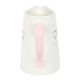 🦋 White Butterfly Ceramic Jug – “Butterflies Appear When Loved Ones Are Near”