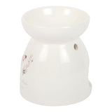 🦋 White Butterfly Ceramic Oil Burner – “Butterflies Appear When Loved Ones Are Near”