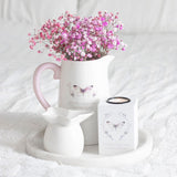 π¦ White Butterfly Ceramic Oil Burner β Butterfly Bowl Design