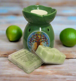 Lemongrass & Persian Lime Soy Wax Clam Melt