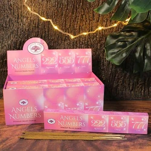 Angel Numbers Incense 15gms Sticks - Green Tree