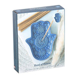 Blue Hand of Hamsa | Incense Holder | Trinket Dish | Celestial