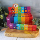 Seven Chakra Incense 15gms Sticks - Green Tree