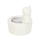 Warm Paws, Happy Heart Tealight Holder | Cat Lovers