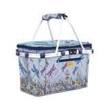 LISA POLLOCK Picnic Basket - Lavender Dragonflies