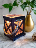 Walnut & Rope Vintage Bulb Illumination Wax/Oil Warmer