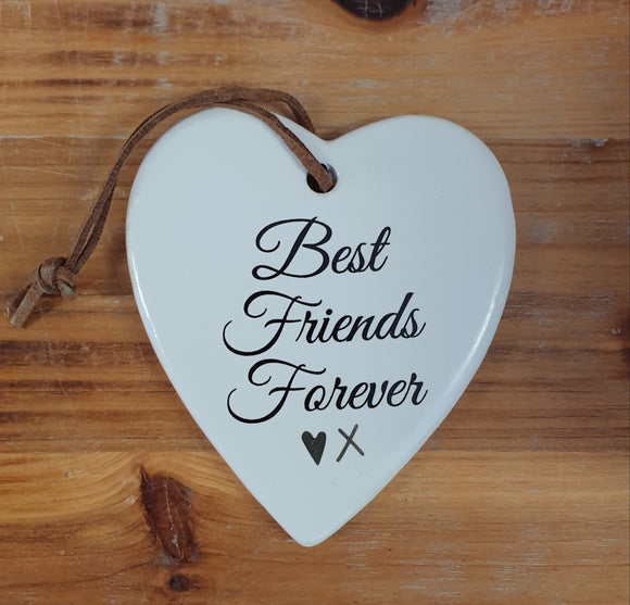 Hanging Heart Best Friends Forever