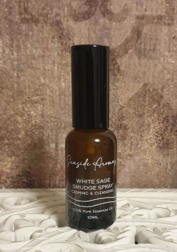 White Sage Smudge Spray - 30ml - Travel Size
