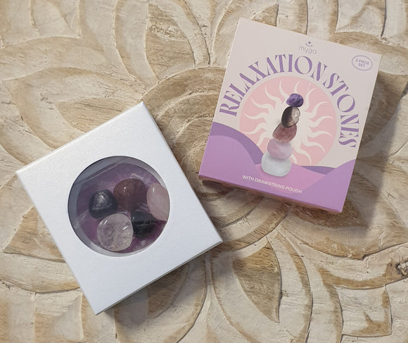 Relaxation Crystal Pack – Tumblestone Set