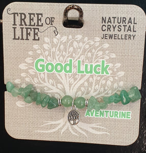 Aventurine Bracelet - Tree of Life - Good Luck