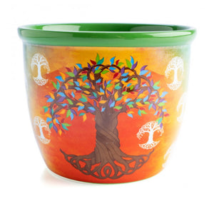 Wild Scents Smudge Bowl – Tree of Life Design