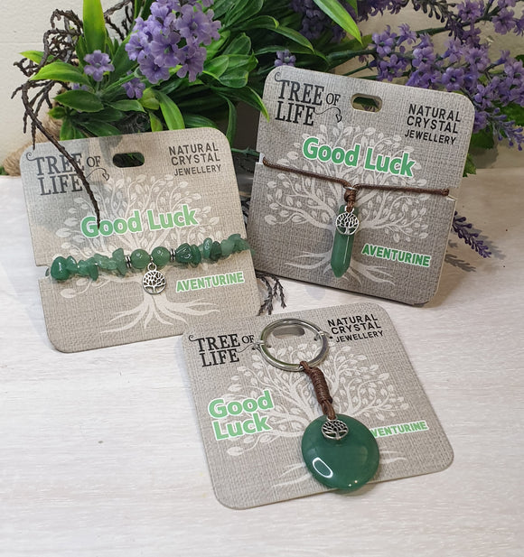 Green Aventurine - Tree of Life - Good Luck
