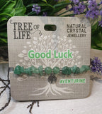 Green Aventurine - Tree of Life - Good Luck