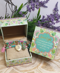 Intrinsic Love & Light Charm Bracelet - Gift Boxed