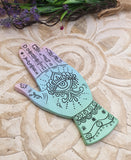 Pastel Hamsa Hand Incense Holder