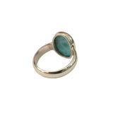 Larimar Ring – 925 Sterling Silver (Size 8)