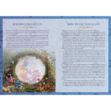Waldorf-style book with nature-themed illustration and text on a white background
