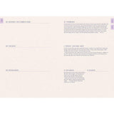 Calendar page with text for December 2026 and January 2027 on a light pink background.