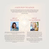 Page from a book or magazine featuring 'A Note from the Author' and 'About the Author' sections with images of two women.