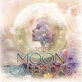 2027 Moon Calendar cover with artistic design and text