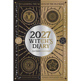 Book cover of '2027 Witch's Diary' with magickal symbols and design elements.
