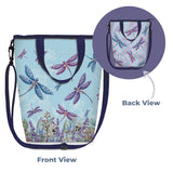 LISA POLLOCK Cooler Bag - Lavender Dragonflies