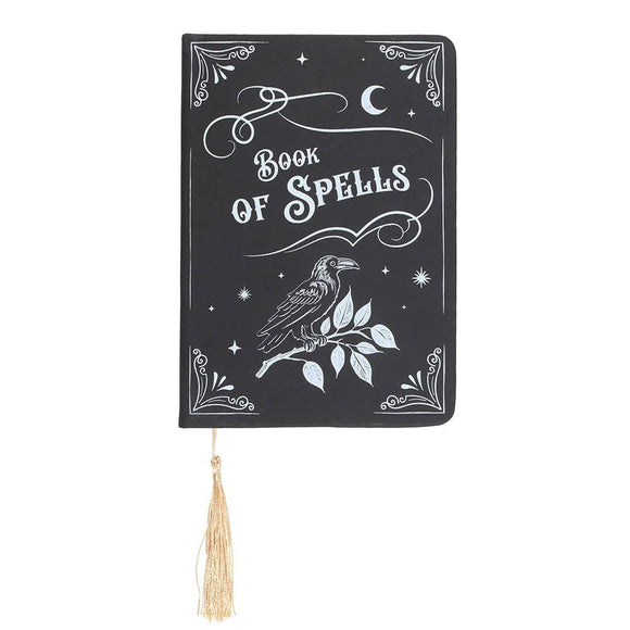 Mystic Raven Book of Spells A5 Notebook | Witchcraft | Witchy Spells