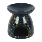 Celestial Ceramic Oil Burner – Midnight Blue