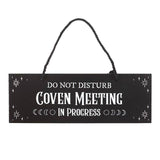 Coven Meeting in Progress Hanging Sign | Witch Decor | Witchcraft