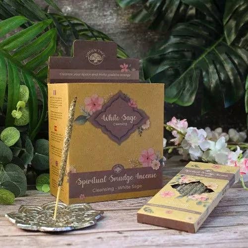 White Sage for Cleansing Smudge Incense 8 Short Sticks