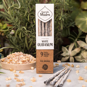 Sagrada Madre Herb Incense - White Frankincense 9 Sticks
