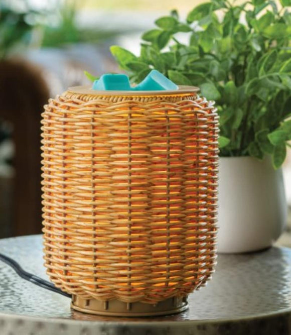 Wicker Lantern Illumination Warmer