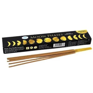 Moon Phases Incense 15gms Sticks - Green Tree