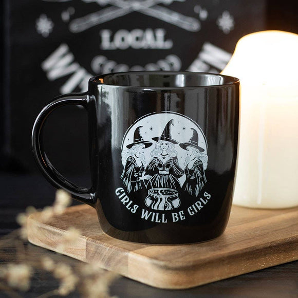 Girls Will Be Girls Witchy Ceramic Mug