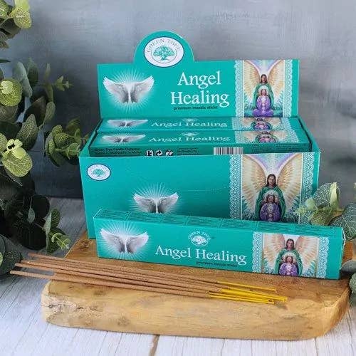 Angel Healing Incense 15gms Sticks - Green Tree