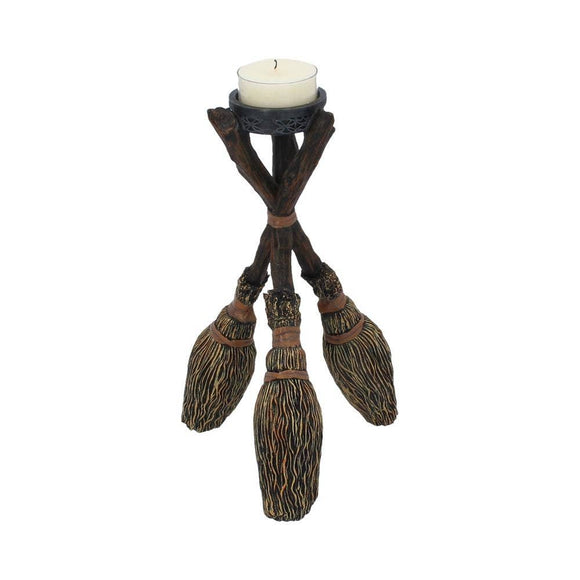 Broomstick Tealight Holder | Witchy Decor | Witches Broomstick