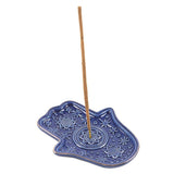 Blue Hand of Hamsa | Incense Holder | Trinket Dish | Celestial