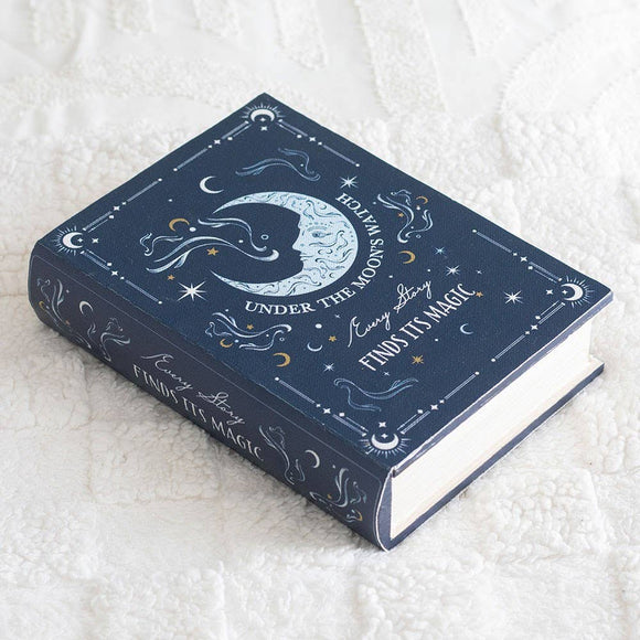 Blue Moon Book Shaped MDF Storage Box
