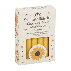 Wildflower & Lemon Summer 12 Ritual Candles