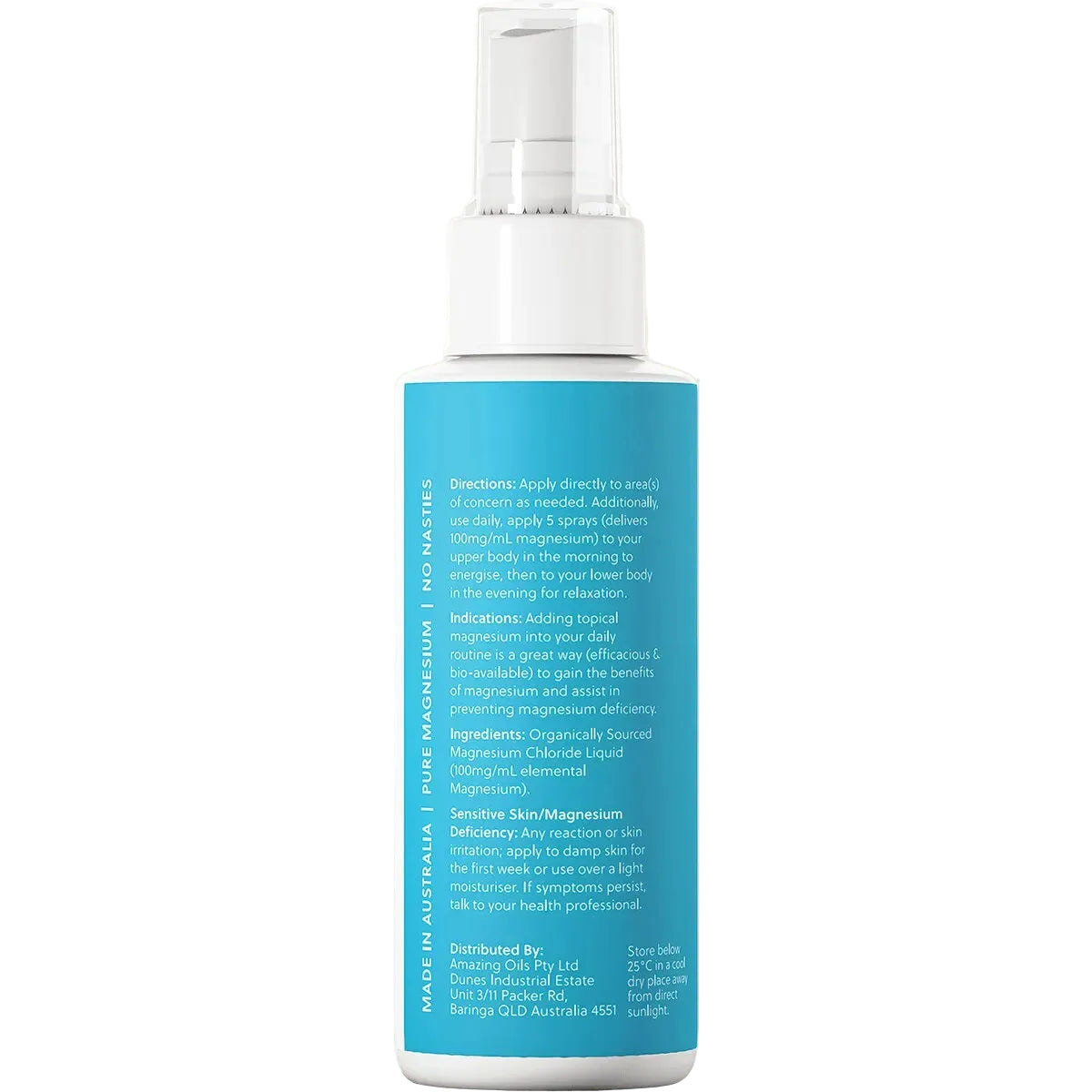 Amazing You - Magnesium Daily Spray Pure Magnesium Oil 125ml – Seaside ...